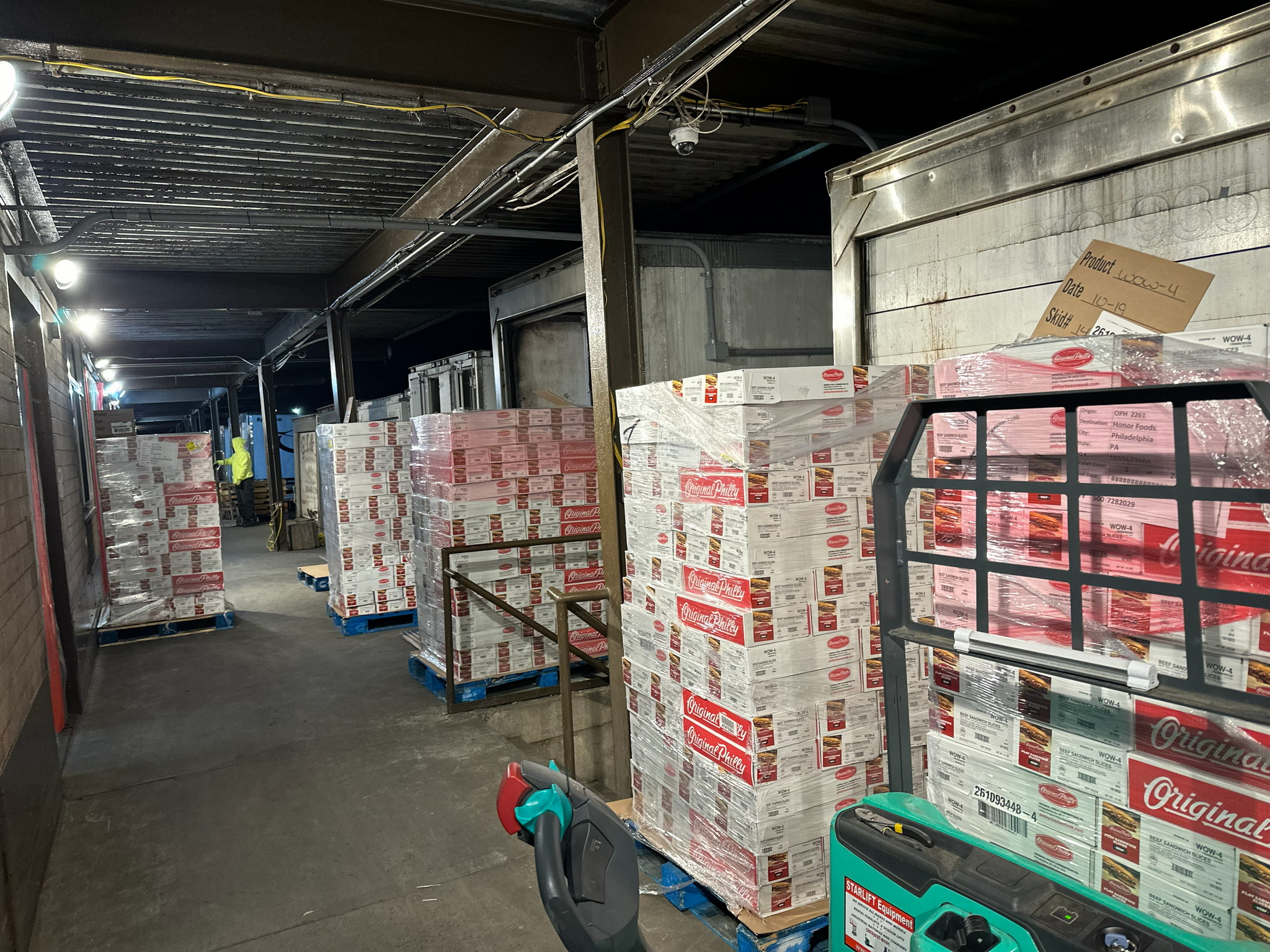 Frozen Food Products at Elm Foods Warehouse in New Haven, CT